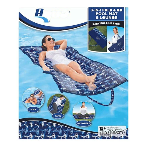 Budget ✔️ Aqua Leisure 3-in-1 Fold & Go Pool Mat & Lounge Original ???? 1 Budget ✔️ Aqua Leisure 3-in-1 Fold & Go Pool Mat & Lounge Original ????