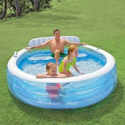 Alternative view of Buy ⌛ Intex Swim Center Family Lounge Pool Original ????