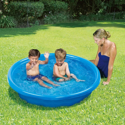 Cheapest ???? Summer Waves 59" Plastic Wading Pool Blue ???? 2 Cheapest ???? Summer Waves 59" Plastic Wading Pool Blue ???? - Image 2