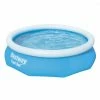 Best Sale ???? Bestway Fast Set 10' X 30" Round Inflatable Pool Set Original ????