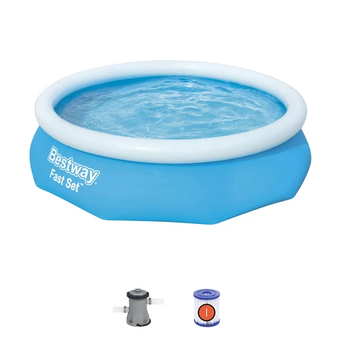 Best Sale ???? Bestway Fast Set 10' X 30" Round Inflatable Pool Set Original ???? 2 Best Sale ???? Bestway Fast Set 10' X 30" Round Inflatable Pool Set Original ???? - Image 2