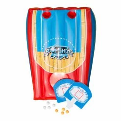 Promo 👍 Banzai Party Double-Sided 2-in-1 Toss Gameboard Cornhole & Pop Shot Challenge Original 🔥