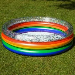 Alternative view of Hot Sale ⭐ PoolCandy Rainbow Glitter Inflatable Swimming Pool Original ????