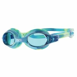 Budget ???? TYR Kid's Swimple Tie-Dye Swim Goggles Blue Combo ????
