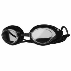 Discount ???? TYR Black Hawk Racing Swim Goggles Clear Black ????