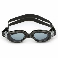 Best reviews of ???? Aqua Sphere Kaiman Compact Fit Swim Goggles Smoke ????