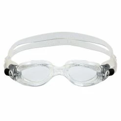 Brand new ⌛ Aqua Sphere Kaiman Compact Fit Swim Goggles Transparent Combo ????