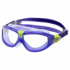 New ❤️ Aqua Sphere Kid Seal 2 Swim Mask Purple ????