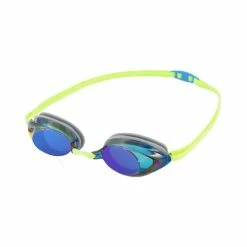 Best deal ❤️ Speedo Vanquisher 2.0 Mirrored Swim Goggles Blue/Green ❤️
