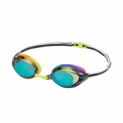 New ⌛ Speedo Youth's Jr. Vanquisher 2.0 Mirrored Swim Goggles Multi-Color ????
