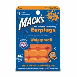 Best Sale ???? Macks Kids Size Moldable Silicone Earplugs Original ✨