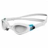 Top 10 ???? Aqua Sphere Kaiman Fitness Swim Goggles White/Blue ????
