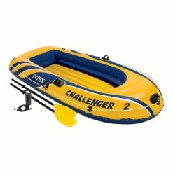 Budget ???? Intex Challenger 200 Inflatable Boat Set Original ????