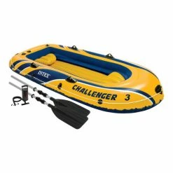 Discount ???? Intex Challenger 300 Inflatable Boat Set Original ????