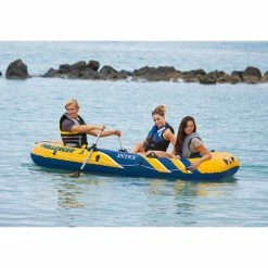 Alternative view of Discount ???? Intex Challenger 300 Inflatable Boat Set Original ????