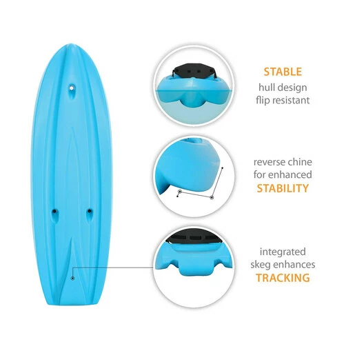 Hot Sale ???? Lifetime Dash Jr. Kayak Blue ???? 5 Hot Sale ???? Lifetime Dash Jr. Kayak Blue ???? - Image 5