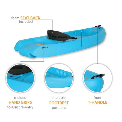 Hot Sale ???? Lifetime Dash Jr. Kayak Blue ???? 6 Hot Sale ???? Lifetime Dash Jr. Kayak Blue ???? - Image 6