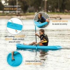 Hot Sale ???? Lifetime Dash Jr. Kayak Blue ???? 17 Hot Sale ???? Lifetime Dash Jr. Kayak Blue ???? -Gordini Shop 3330 12087 0017 400 big 53