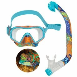 Promo ???? Oceanways Youth Sea Life Snorkel Combo Original ????