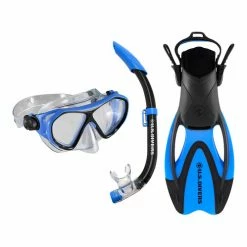 Outlet 😍 US Divers Dorado II Jr. Dive Set Blue/Black ⌛