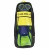 Budget ???? U.S. Divers Admiral/Island Dry/Trek Snorkel Set Blue/Yellow ????