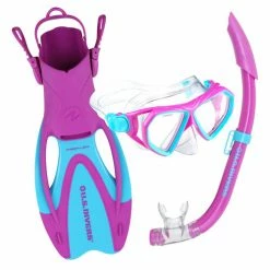 Alternative view of Top 10 ???? U.S. Divers Dorado II Jr. Snorkel Set Original ❤️