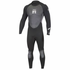 New ???? Body Glove Men's Pro-3 Full Wetsuit Black/Charcoal ✔️