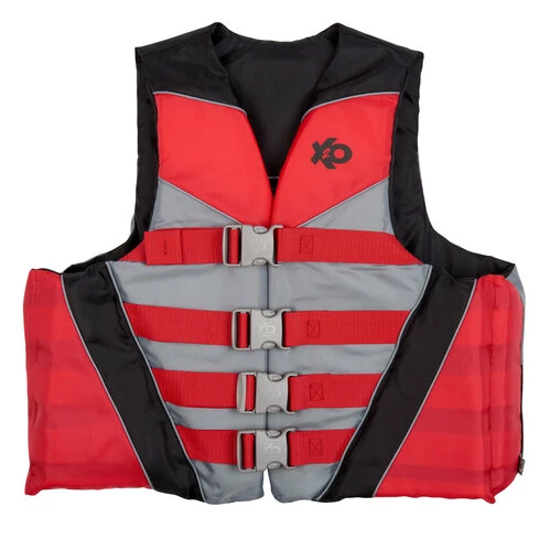 Promo ???? X2O Action 4-Buckle Adult Life Vest Red/Gray ???? 1 Promo ???? X2O Action 4-Buckle Adult Life Vest Red/Gray ????