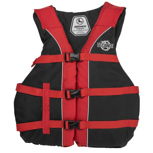 New ???? Defiance Adult Universal Life Vest Black Combo ???? 1 New ???? Defiance Adult Universal Life Vest Black Combo ????
