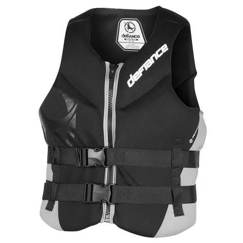 Promo ???? Defiance Adult Genoprene Life Vest Black/Gray ✨ 1 Promo ???? Defiance Adult Genoprene Life Vest Black/Gray ✨