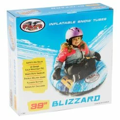 Alternative view of Outlet ???? Flexible Flyer 39" Blizzard Inflatable Snow Tube Multi-Color ????