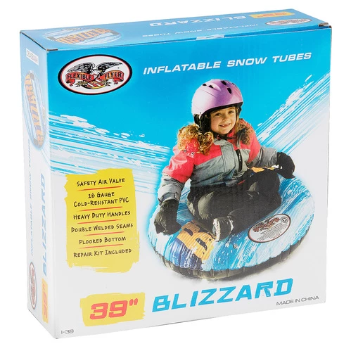 Outlet ???? Flexible Flyer 39" Blizzard Inflatable Snow Tube Multi-Color ???? 2 Outlet ???? Flexible Flyer 39" Blizzard Inflatable Snow Tube Multi-Color ???? - Image 2