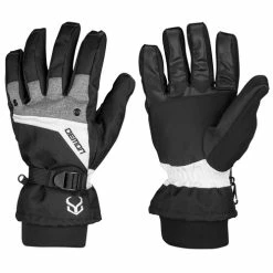 Wholesale ???? Demon Men's Vault Snow Gloves Black/Gray/White ????