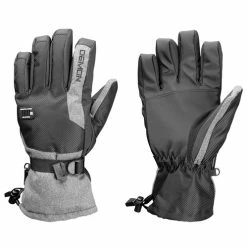Cheapest ???? Demon Men's Thermal Snow Gloves Gray Combo ????