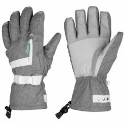 New ???? Demon ???? Women's Concept Snow Gloves Gray Combo ⌛