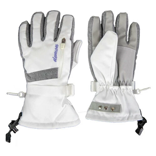 Outlet ???? Demon ???? Women's Concept Snow Gloves White/Gray ???? 1 Outlet ???? Demon ???? Women's Concept Snow Gloves White/Gray ????