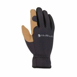 Flash Sale ???? Carhartt Men's Security Gloves Black/Brown ????