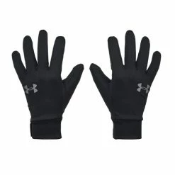 Outlet ???? Under Armour Men's Storm Liner Gloves Black ????