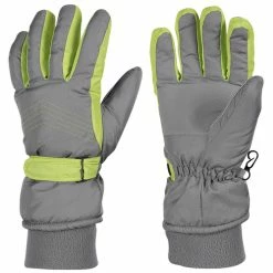 New ⭐ Polar Extreme Boys' Insulated Gloves Grey/Volt ????