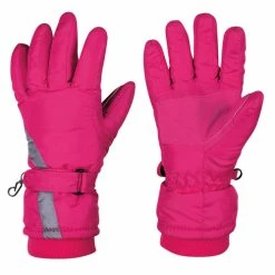 Budget ???? Polar Extreme ???? Girls' Insulated Winter Gloves Pink/Gray ????