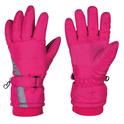 Budget ???? Polar Extreme ???? Girls' Insulated Winter Gloves Pink/Gray ???? 1 Budget ???? Polar Extreme ???? Girls' Insulated Winter Gloves Pink/Gray ????