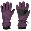 Promo ???? Polar Extreme ???? Women's Insulated Snow Gloves Dark Purple ⭐