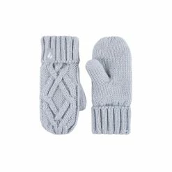 Buy ✨ Heat Holders ???? Girls' Majestic Explorer Mittens Gray ????