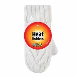 Deals ???? Heat Holders ???? Girls' Majestic Explorer Mittens Ivory ????