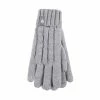 Best Pirce ???? Heat Holders ???? Girls' Glacier Peak Gloves Light Gray ????