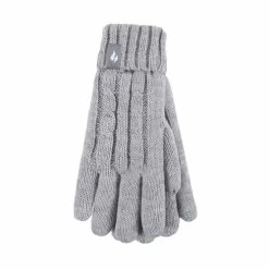 Best Pirce ???? Heat Holders ???? Girls' Glacier Peak Gloves Light Gray ????