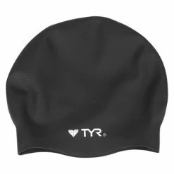 Cheapest ✔️ TYR Silicone Swim Cap Black ????