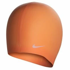Wholesale ???? Nike Silicone Swim Cap Orange ????