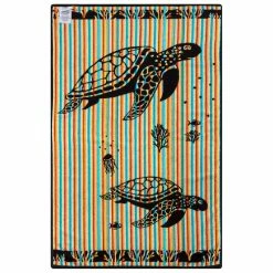 New ???? Dahdoul 28" X 55" Beach Towel Black Combo ????
