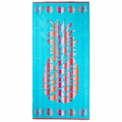 Best Pirce ???? Dahdoul 28" X 55" Beach Towel Aqua Combo ✔️